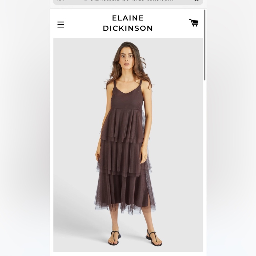 Layered Brown Dress
